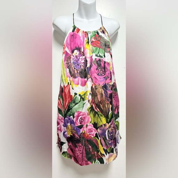 Vava by Joy Han Multicolor Floral Tank Top - Picture 1 of 8